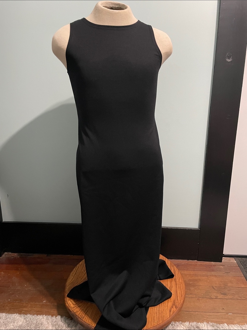 Jalate Long Slit Dress Medium Black
